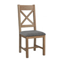 Heirloom Oak Wooden Dining Chair Set of 2 by Lavishway | Dining Chairs-32435