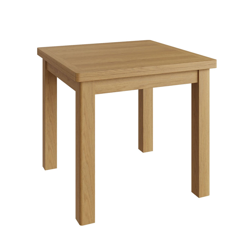 Oregon Solid Oak Square Flip Top Dining Table by Lavishway | Dining Tables-31725