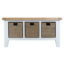 Tattershall Oak Top Large Sideboard in Grey by Lavishway | Sideboards-33063