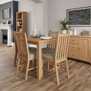 Guildford Solid Oak Square Dining Table by Lavishway | Dining Tables-31959