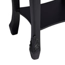 Antoinette Black 1 Drawer Lamp Table by Lavishway | Side Tables-30853