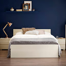 Puro Cream High Gloss King Size Bed by Lavishway | Wooden Beds-34133