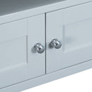 Tattershall Oak Top Corner TV Unit in Grey by Lavishway | TV Units Cabinets-35941