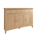 Guildford Solid Oak 3 Doors Long Sideboard by Lavishway | Hallway Cabinets-32102