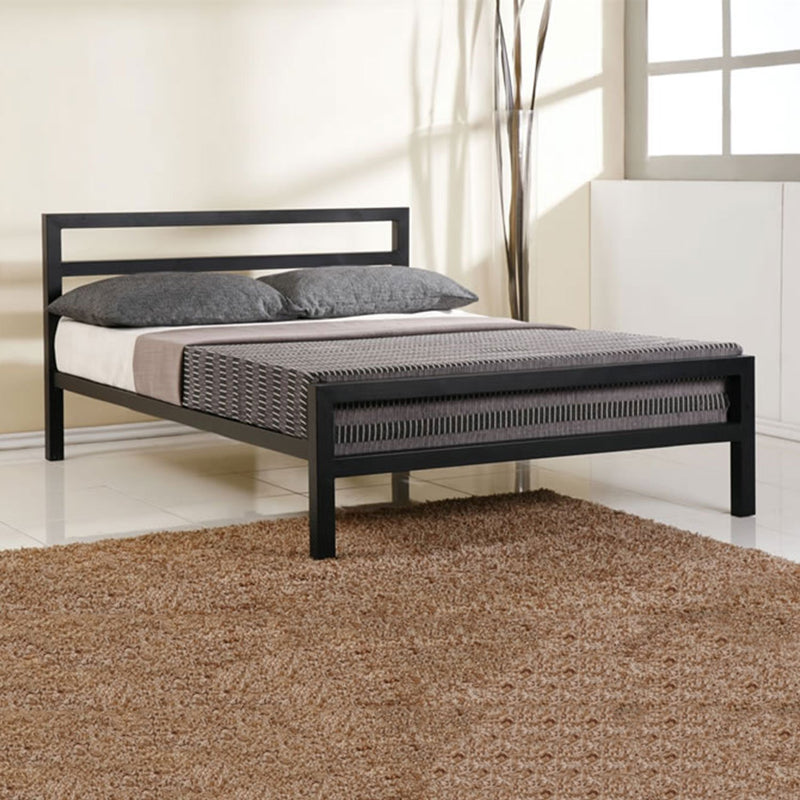 City Block Modern Metal Bed Frame by Lavishway | Metal Beds-35801