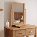 Guildford Solid Oak Dressing Table Mirror by Lavishway | Table Mirrors-31910