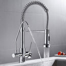 Modern Pull-Down Spring Sprayer Kitchen Tap by Lavishway | Kitchen Faucets-48528