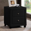 Chelsea Leather 2 Drawers Bedside Cabinet by Lavishway | Bedside Tables-27006