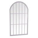 Arched Grey Large Window Mirror by Lavishway | Bedroom Mirrors-36109