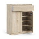 Naia Oak Finish Wooden 1 Drawer Sideboard by Lavishway | Sideboards-29408