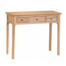 Nordic Oak 3 Drawers Dressing Table by Lavishway | Dressing Tables-32306