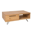 Toros Rustic Oak Finish Coffee Table by Lavishway | Coffee Tables-36053