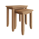 Guildford Solid Oak Nest Of 2 Table by Lavishway | Nest of Tables-31982