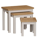 Rutland Dove Grey Nest of 3 Tables by Lavishway | Nest of Tables-31462