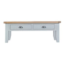 Tattershall Oak Top Grey Large Coffee Table by Lavishway | Coffee Tables-33078