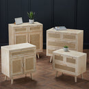 Toulouse Light Oak Finish 2 Doors Chest by Lavishway | Chest Of Drawers-28370