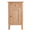 Nordic Oak Small 1 Door Cupboard by Lavishway | Cupboards & Cabinets-32219