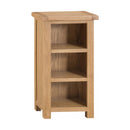 Chunky Oak 3 Shelves Narrow Bookcase by Lavishway | Book Shelves and Cabinets-32515