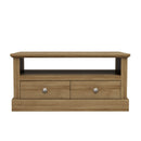 Devon Oak 2 Drawer Coffee Table by Lavishway | Coffee Tables-35140