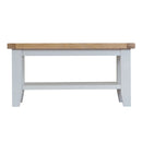 Tattershall Oak Top Coffee Table in Grey by Lavishway | Coffee Tables-35943
