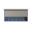 Rutland Blue Painted Hall Bench Top by Lavishway | Hall Trees-33749