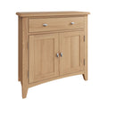 Guildford Solid Oak 2 Doors Small Sideboard by Lavishway | Sideboards-36709