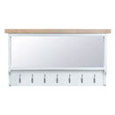 Tattershall Hall Bench With Bevelled Mirror by Lavishway | Hall Trees-33066