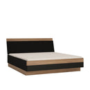Monaco Stirling Oak and Matt Black Bed Frame by Lavishway | Wooden Beds-29928