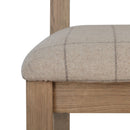 Heirloom Smoked Oak Dining Chair Set of 2 by Lavishway | Dining Chairs-35925