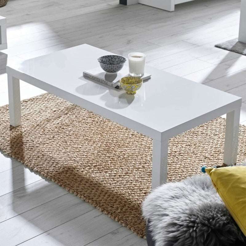 Puro White High Gloss Coffee Table by Lavishway | Coffee Tables-34152