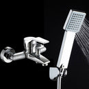 Chrome Finish Bathtub Tap & Hand Shower Set by Lavishway | Bathtub Faucets-49578