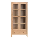 Nordic Oak 2 Doors Display Cabinet by Lavishway | Display Cabinet-32315