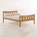 Havana Pine Aztec Wax King Size Bed by Lavishway | Wooden Beds-32706
