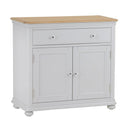 Marseille Oak Top Grey 2 Doors Sideboard by Lavishway | Sideboards-31836