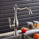 360° Rotatable Swivel Single Hole Kitchen Tap by Lavishway | Kitchen Faucets-48668
