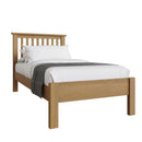 Oregon Rustic Oak Finish Bed Frame by Lavishway | Wooden Beds-36256