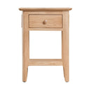 Nordic Natural Oak Finish Side Table by Lavishway | Side Tables-32203