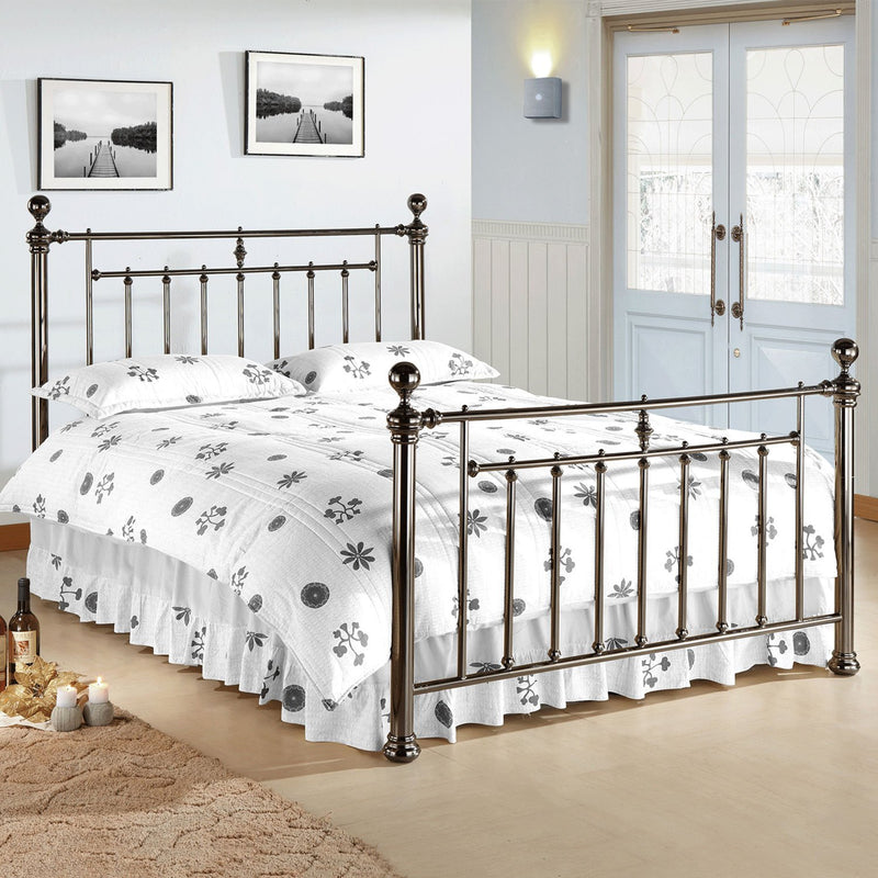 Alexander Contemporary Metal Bed by Lavishway | Metal Beds-31603