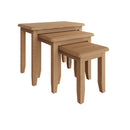 Guildford Solid Oak Nest Of 3 Table by Lavishway | Nest of Tables-31974