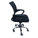 Tate Mesh Back Black Office Chair by Lavishway | Mesh Chairs-35162