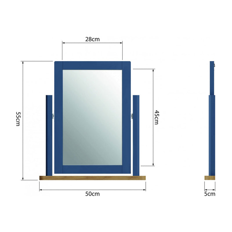Rutland Trinket Dressing Table Mirror by Lavishway | Table Mirrors-33768