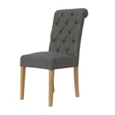 Upholstered Fabric Dining Chair Set of 2 by Lavishway | Dining Chairs-32864