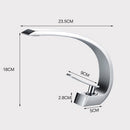 Traditional Style Curved Spout Bathroom Tap by Lavishway | Bathroom Faucet-48837