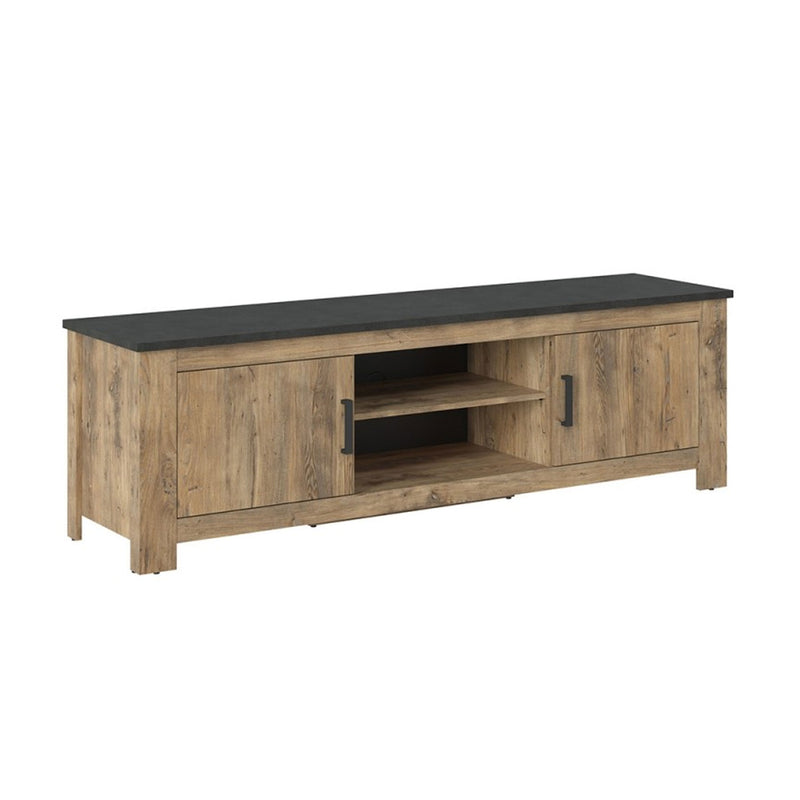 Rapallo Chestnut Finish 2 Doors TV Unit by Lavishway | TV Units Cabinets-28627