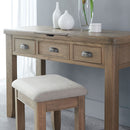 Heirloom Oak Finish Dressing Table by Lavishway | Dressing Tables-32431