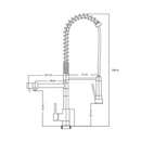 Rotatable Spout Pull Down Spray Kitchen Tap by Lavishway | Kitchen Faucets-48644