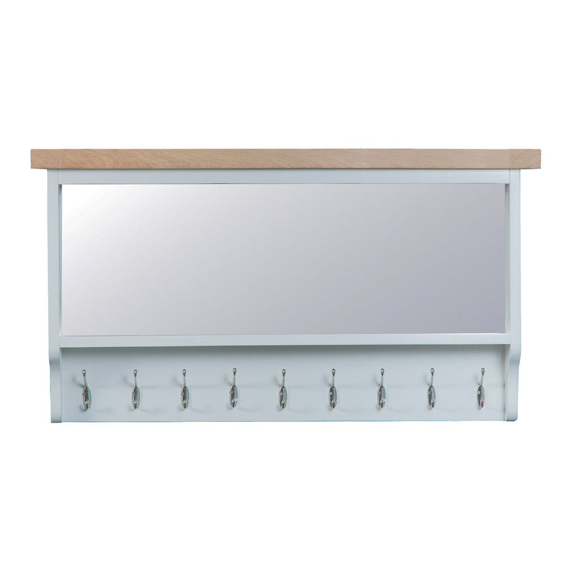 Tattershall Grey Hall Bench Top Mirror by Lavishway | Hall Trees-33068