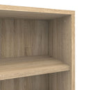 Prima Oak 4 Drawers Bookcase With 2 Shelves by Lavishway | Book Shelves and Cabinets-29112
