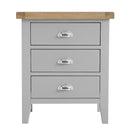 Tattershall Oak Top Bedside Cabinet by Lavishway | Bedside Tables-36019