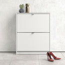 Shoes 2 Tilting Doors & 2 Layer Shoe Cabinet by Lavishway | Shoe Cabinets-29028